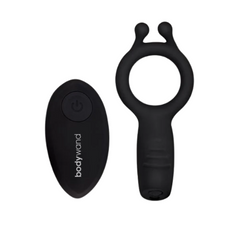 Black BODYWAND remote-controlled couple ring