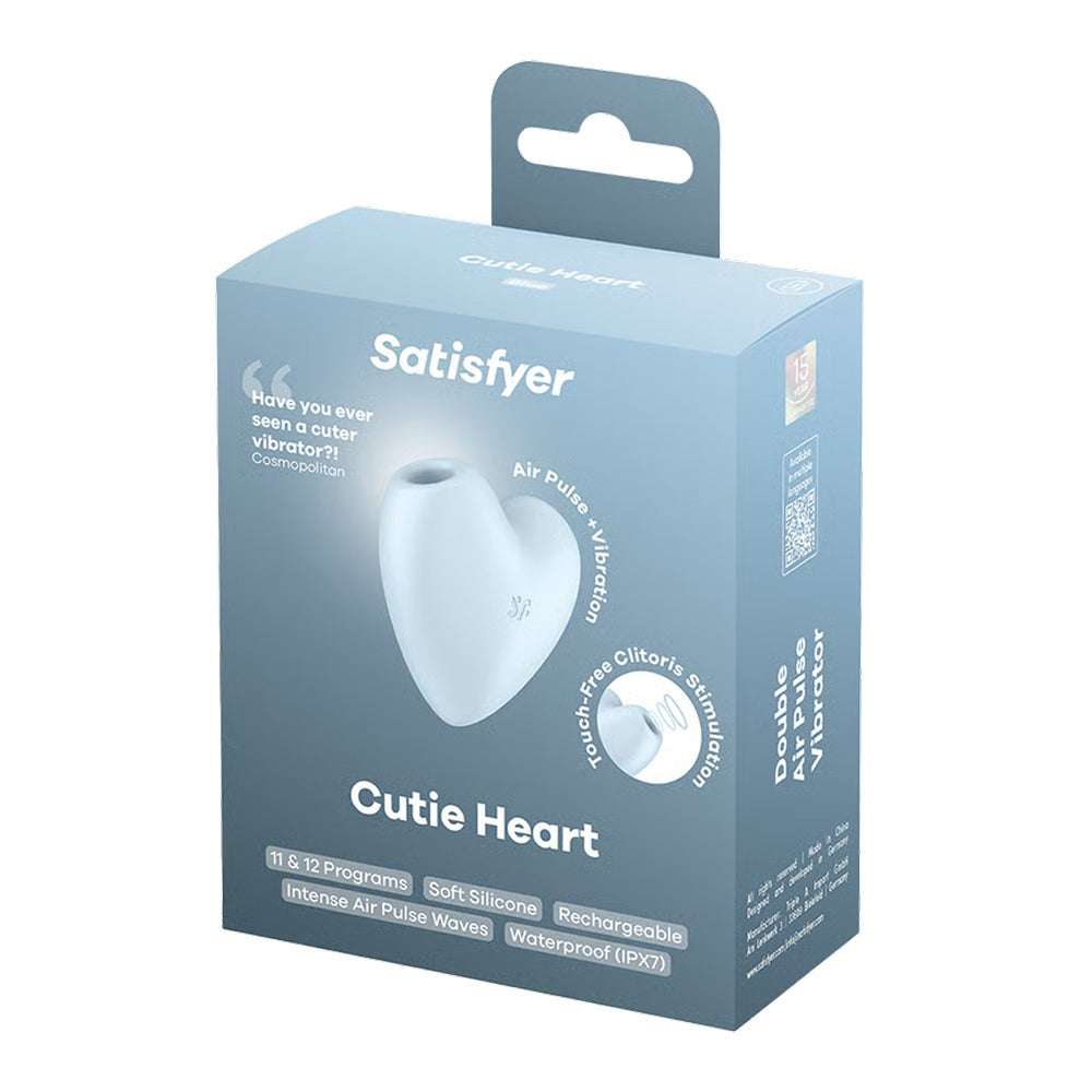 Satisfyer Cutie Heart Blue product packaging