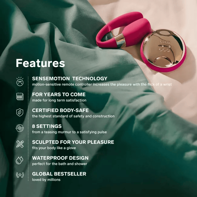 LELO Tiani 3 luxury couples massager with wireless remote features